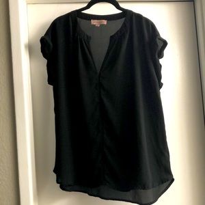 Black Philosophy blouse size large